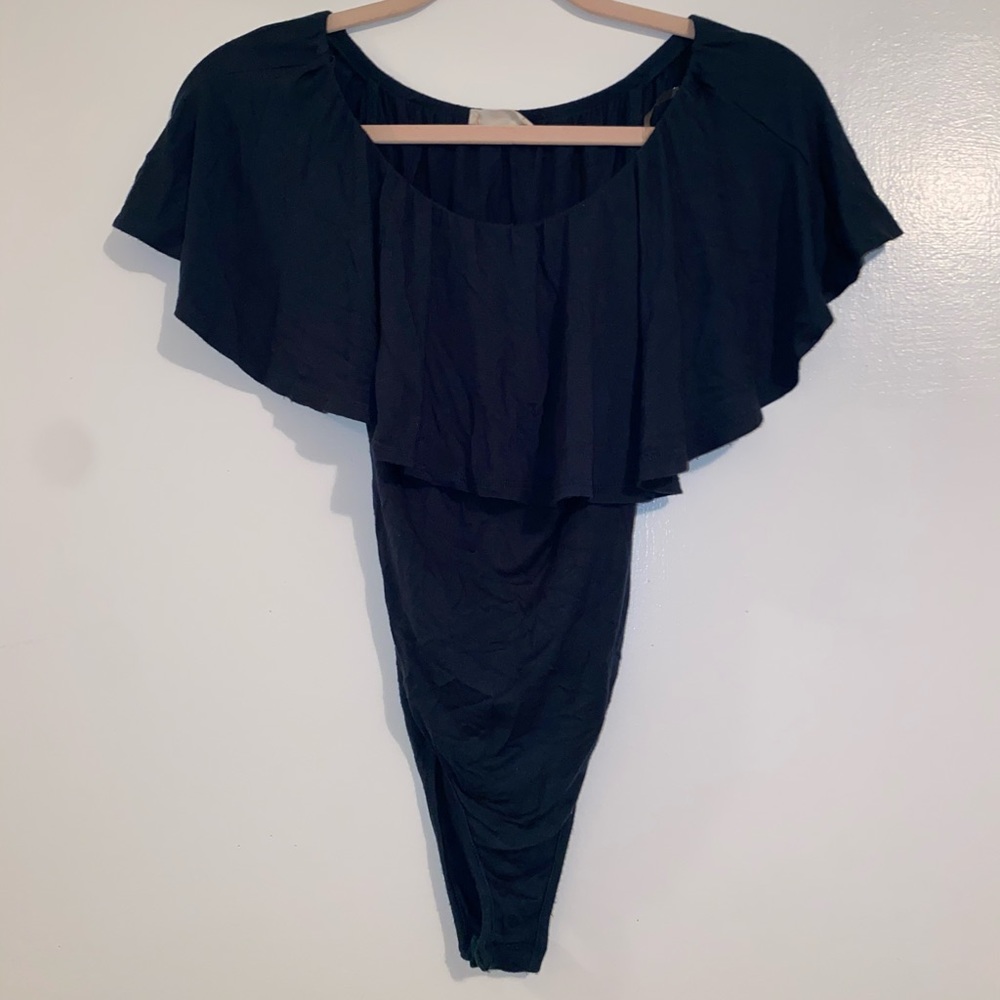 Navy blue bodysuit